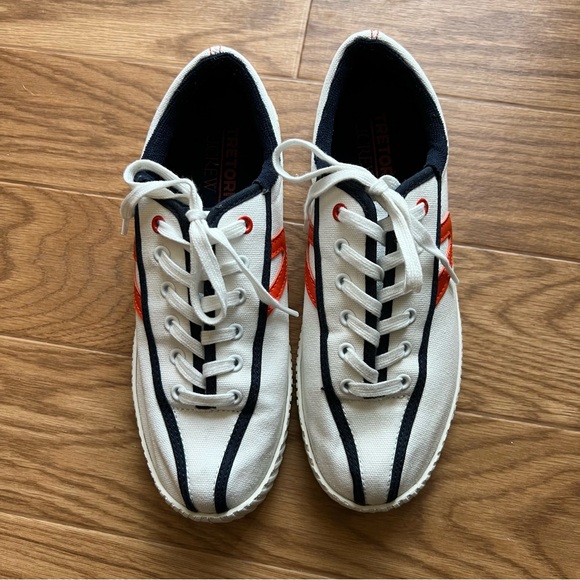 Tretorn J Crew blue and orange sneakers size 8 - Picture 2 of 7